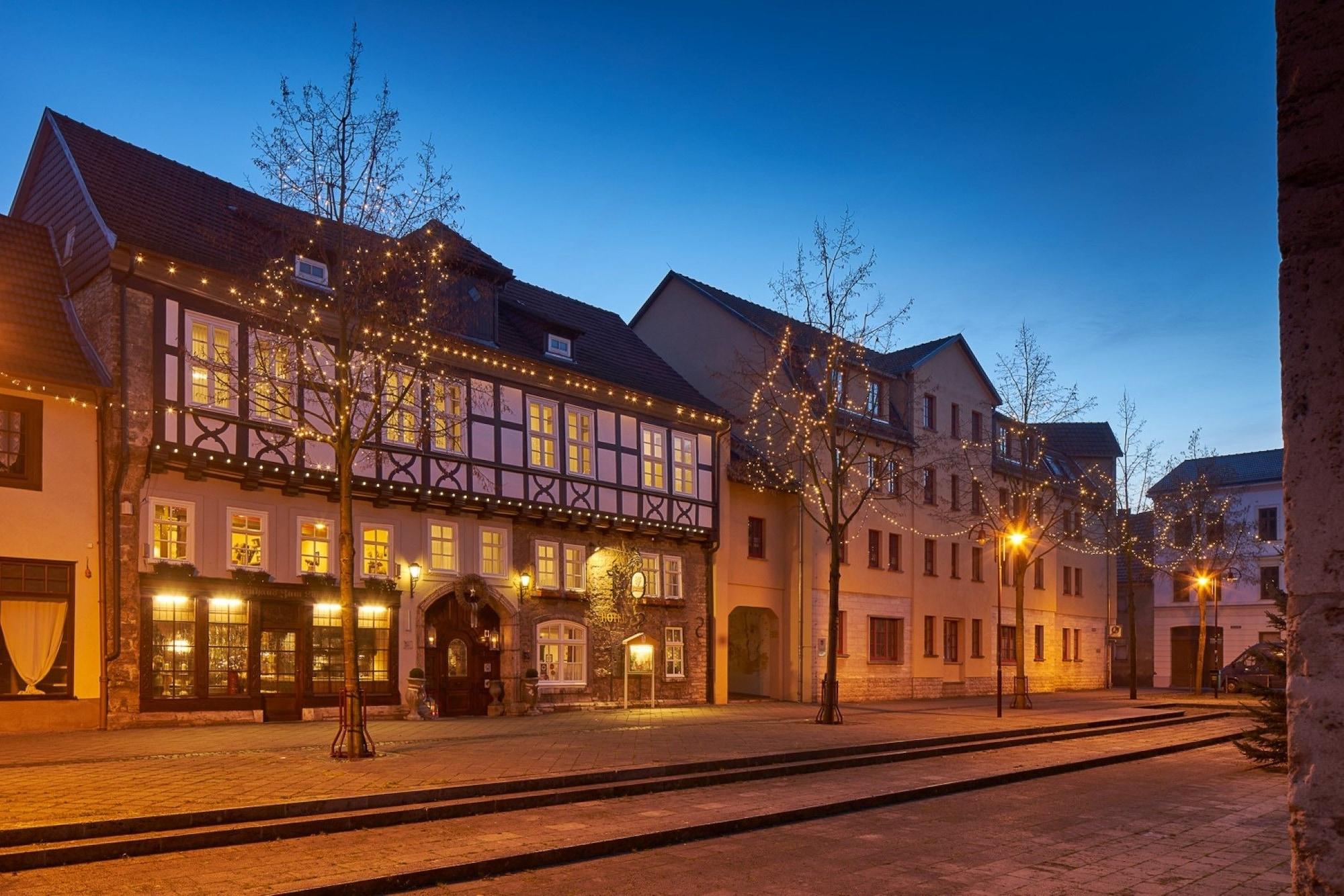 فندق Brauhaus Zum Loewen Mühlhausen المظهر الخارجي الصورة