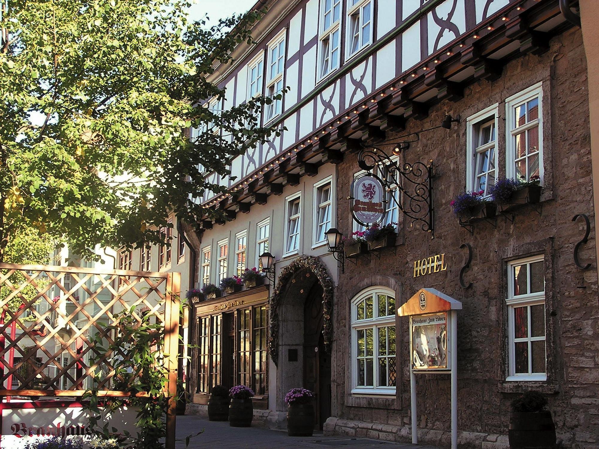 فندق Brauhaus Zum Loewen Mühlhausen المظهر الخارجي الصورة