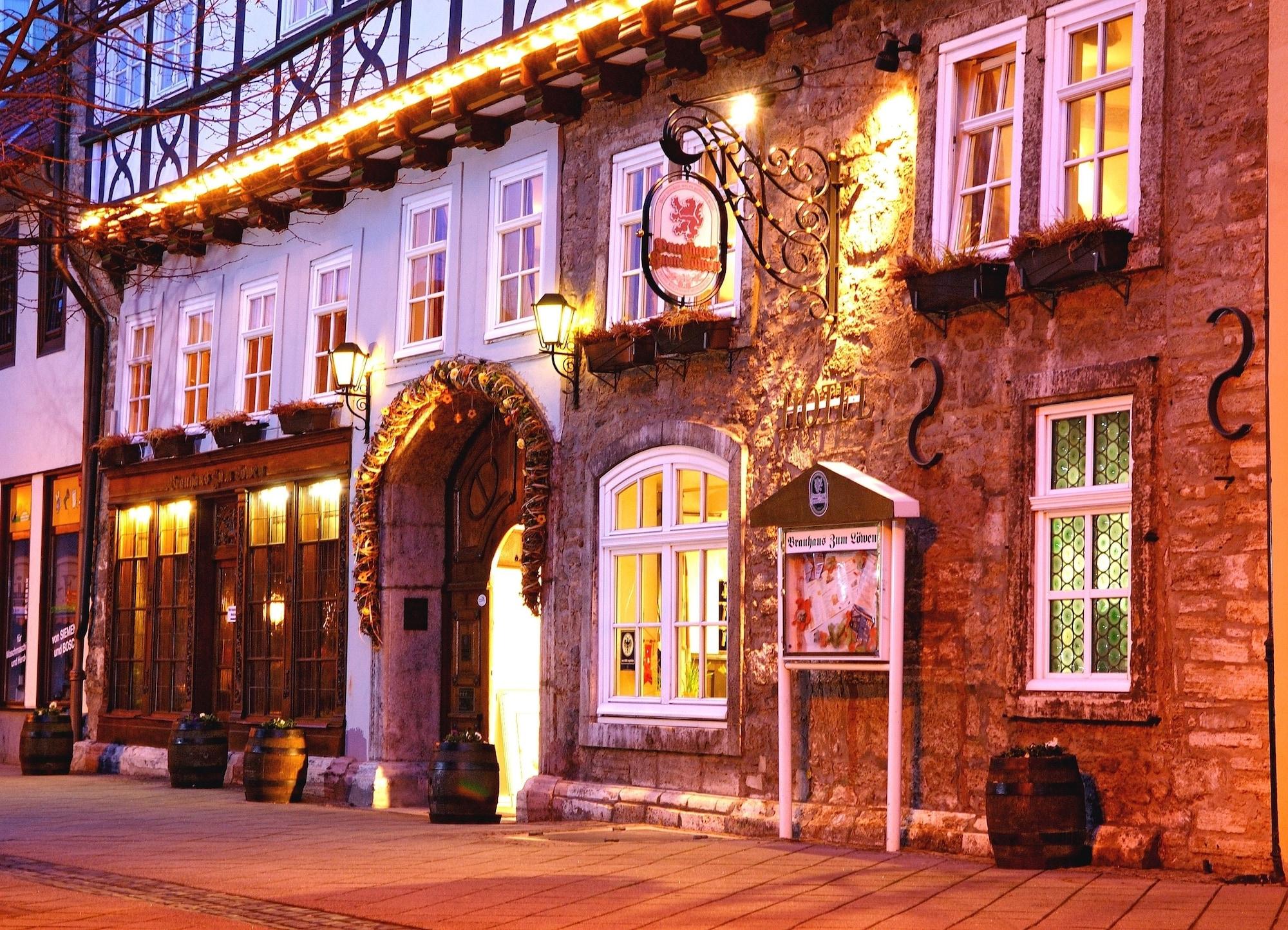 فندق Brauhaus Zum Loewen Mühlhausen المظهر الخارجي الصورة