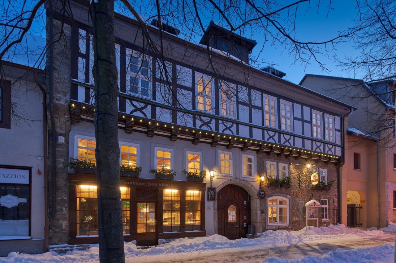 فندق Brauhaus Zum Loewen Mühlhausen المظهر الخارجي الصورة