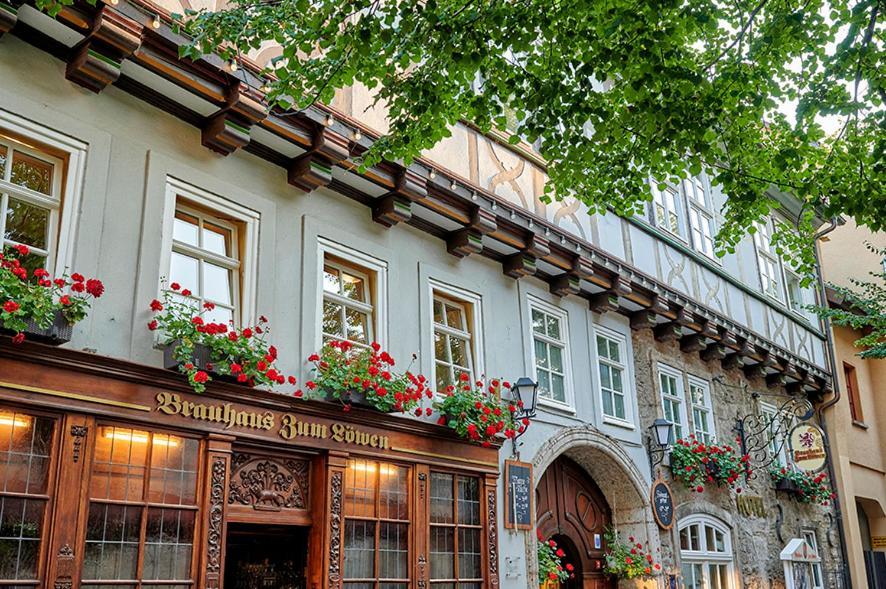 فندق Brauhaus Zum Loewen Mühlhausen المظهر الخارجي الصورة