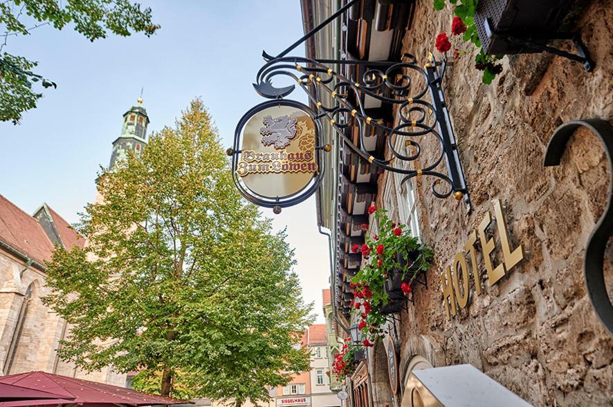 فندق Brauhaus Zum Loewen Mühlhausen المظهر الخارجي الصورة